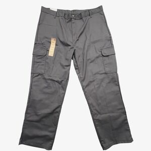 Dickies Mens 44x32 Black Regular Fit Flex Cargo Pants Work Utility